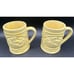 Lovely Sunny Yellow Japan Coffee Beer Mug 3-D Vtg Ceramic Japan 4” Pretty! -2Of