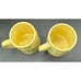 Lovely Sunny Yellow Japan Coffee Beer Mug 3-D Vtg Ceramic Japan 4” Pretty! -2Of