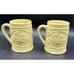 Lovely Sunny Yellow Japan Coffee Beer Mug 3-D Vtg Ceramic Japan 4” Pretty! -2Of