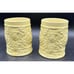Lovely Sunny Yellow Japan Coffee Beer Mug 3-D Vtg Ceramic Japan 4” Pretty! -2Of