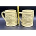 Lovely Sunny Yellow Japan Coffee Beer Mug 3-D Vtg Ceramic Japan 4” Pretty! -2Of