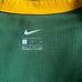 Nike Golf Shirt Mens Small Green Yellow Vented Quarter Zip
