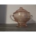 Federal Sharon Cabbage Rose Pink Depression Glass (1930's) Sugar Bowl with Lid