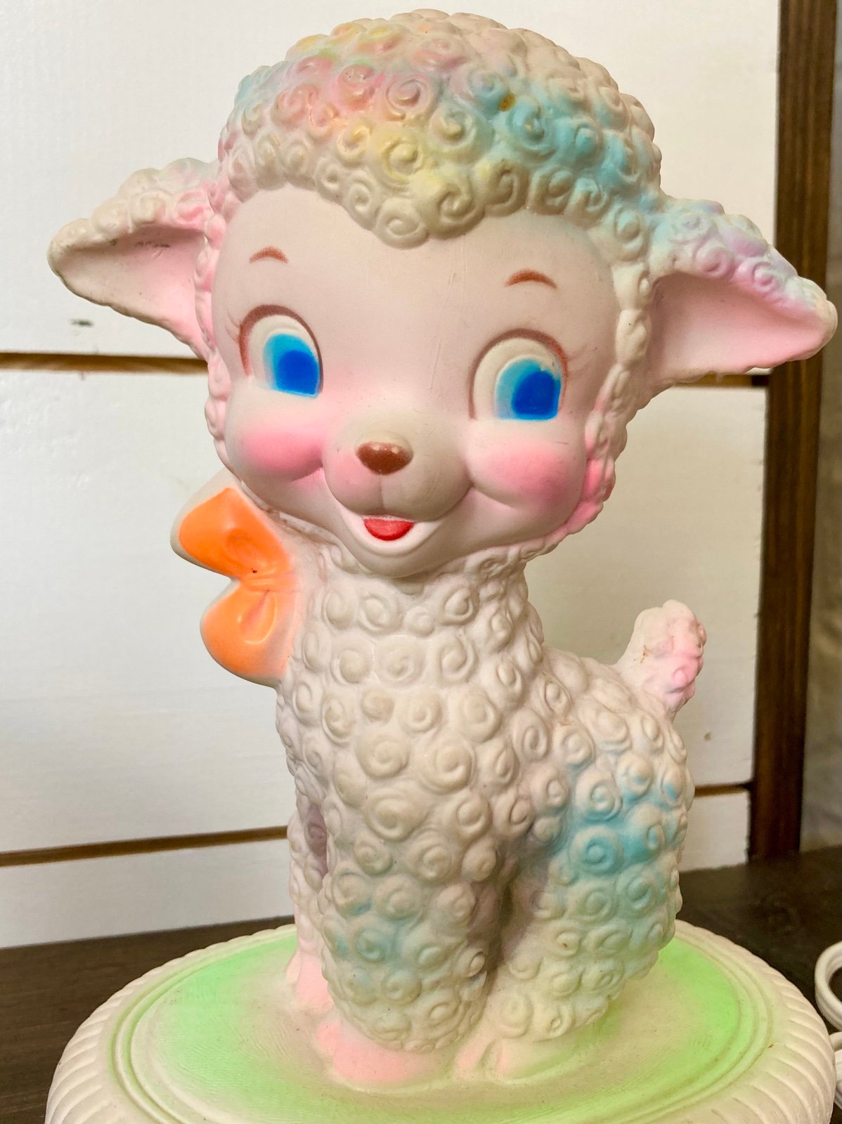 Vintage 1950’s Lamb Nursery Lamp