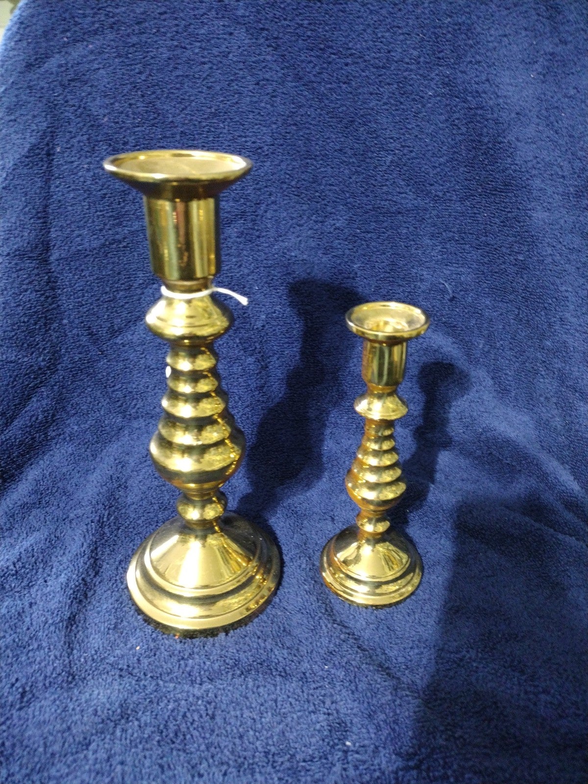 Brass candlesticks