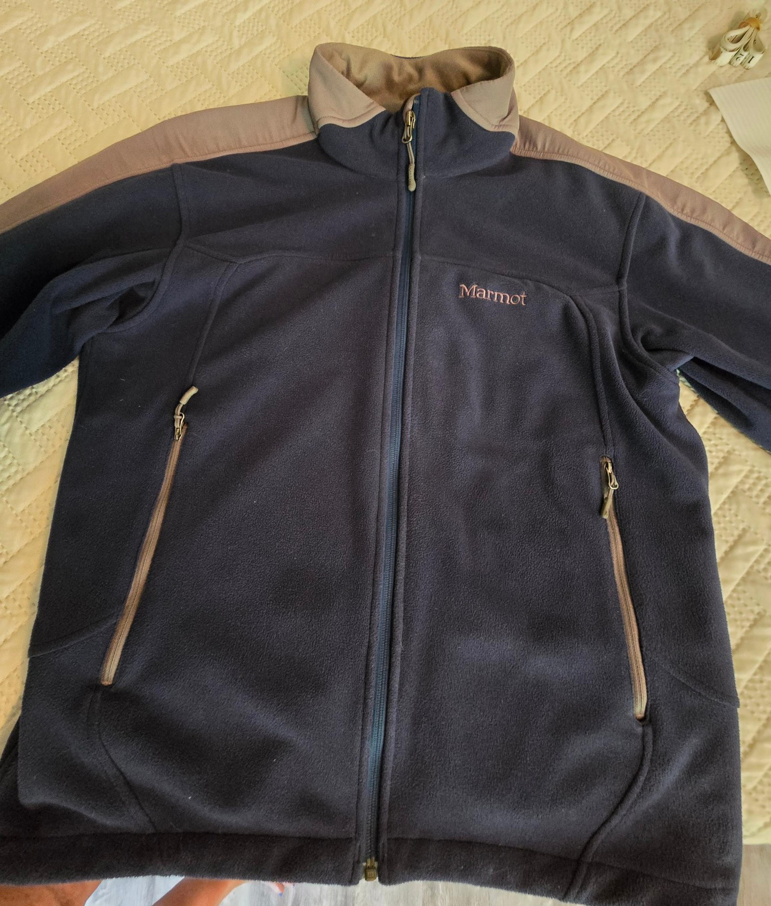 Marmot Men's Black Full Zip Fleece Jacket