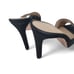 Veronica Beard Dali Platform Heels Black Suede Womens 7 Elegant Open-Toe Sandal