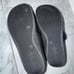 Vionic Jackie Quilted Black Slipper Womens size 9 Rubber Soles Preowned.