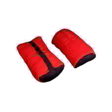NEW 2PCS Universal Bride Red Gradation Car Neck Headrest Pillow Fabric Material