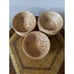 Vtg Set Of 22 Wicker Woven Basket Bowls Boho Decor Serving Bowl - 6”