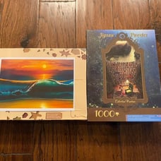 Ingoood jigsaw wooden puzzle 2 sets