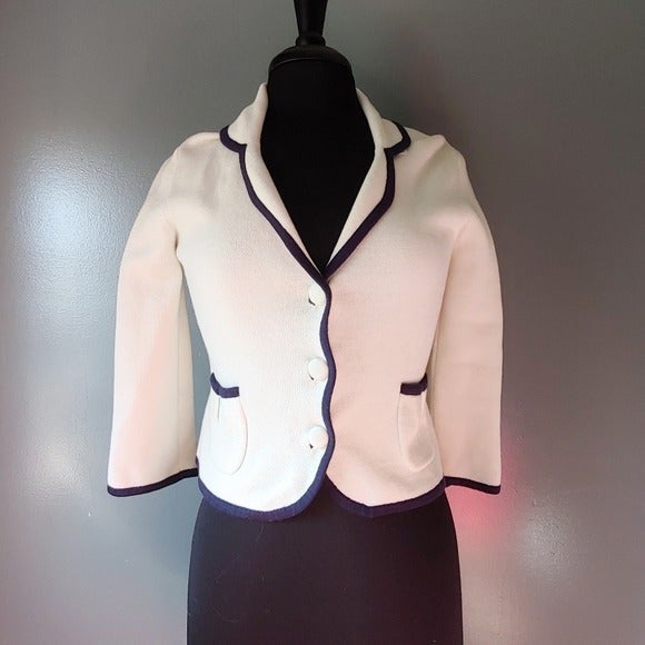 Lilly Pulitzer Cotton Blazer with Blue T