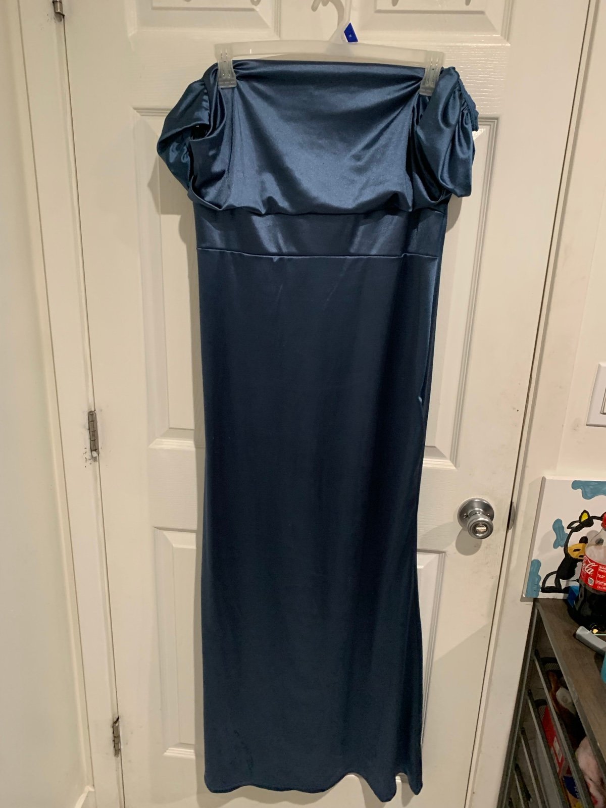 Long blue Dress