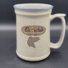 Cabela's Red Wing Stoneware Stein Pottery Beer Hunting Fishing Fathers Day