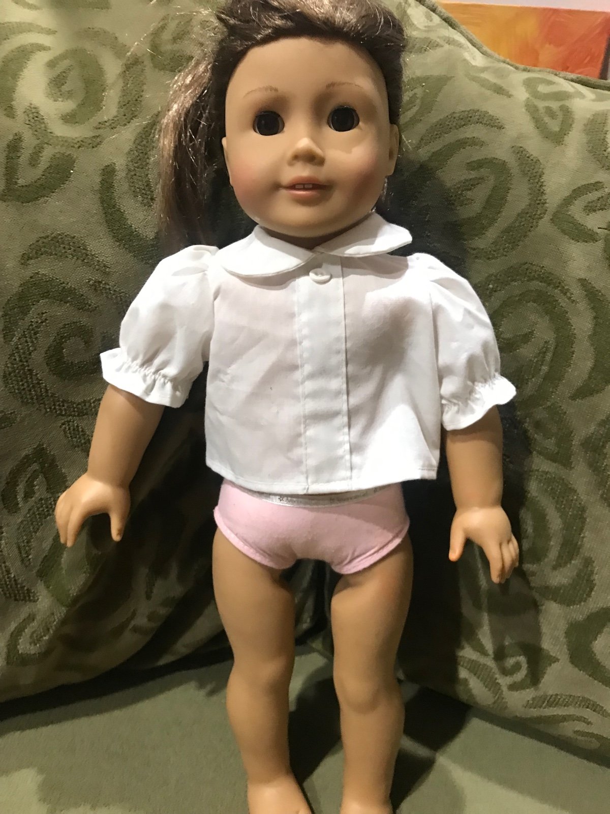 American Girl Doll Brown Hair Dark Brown eyes