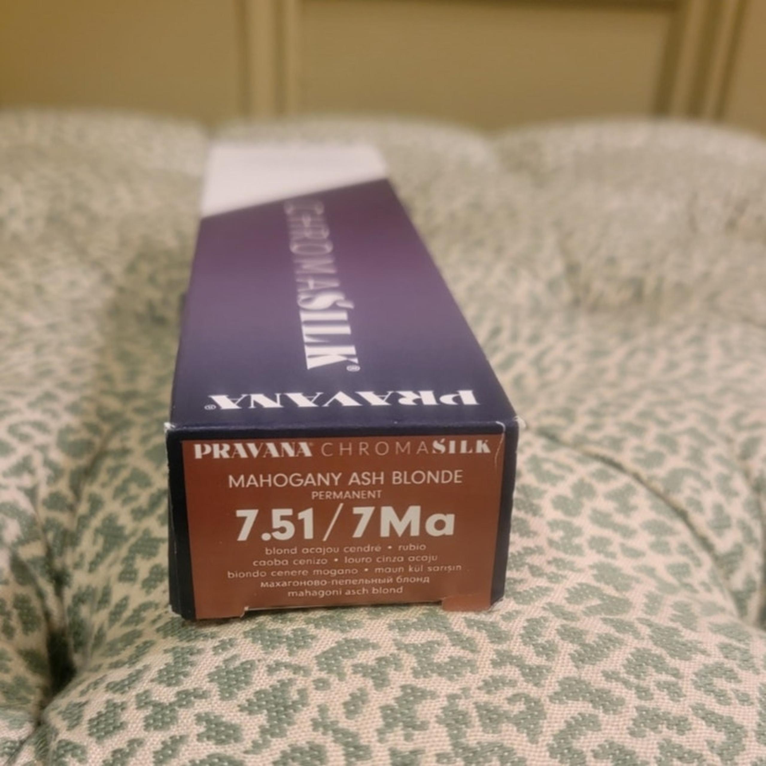 Chromasilk Hair Color Mahogany Ash Blonde 3oz 7.51 - Pravana