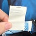 Vintage Gunne Sax Short Prom Dress Size 5 Metallic Blue Flower Corset Hi-Low