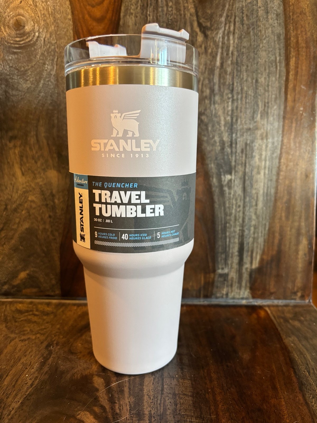 Stanley 30oz Stainless Steel Adventure Quencher Travel Tumbler: Abalone, NEW