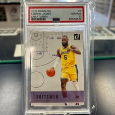 2022 Donruss craftsmen Lebron James Psa 10