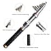 Kilitn Kids Fishing Rod, 1.5M 61Inch 4.92Ft Portable Telescopic Fishing Pole and