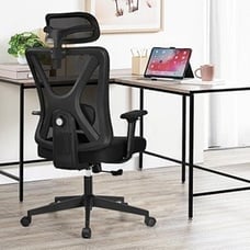 Ergonomic Office Chair, Rolling Swivel Executive Desk Chair, Breathable Mesh