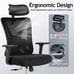 Ergonomic Office Chair, Rolling Swivel Executive Desk Chair, Breathable Mesh