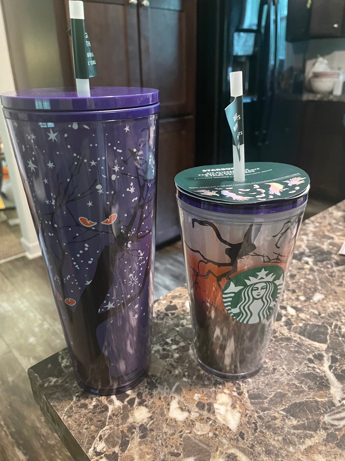 Starbucks Halloween Glow in the dark 2022