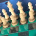Handmade Resin Chess Set - Aqua Green