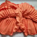 New women's S Hutch x Anthropologie pleated mini skort in Orange