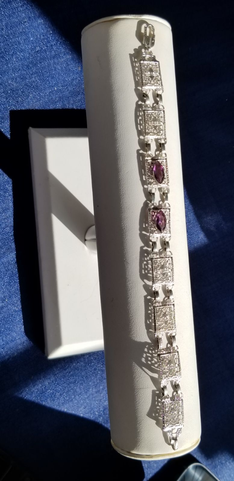 Stunning Art Deco Amethyst Bracelet