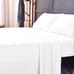 6 PCS QUEEN WHITE COOL BAMBOO SHEET SET
