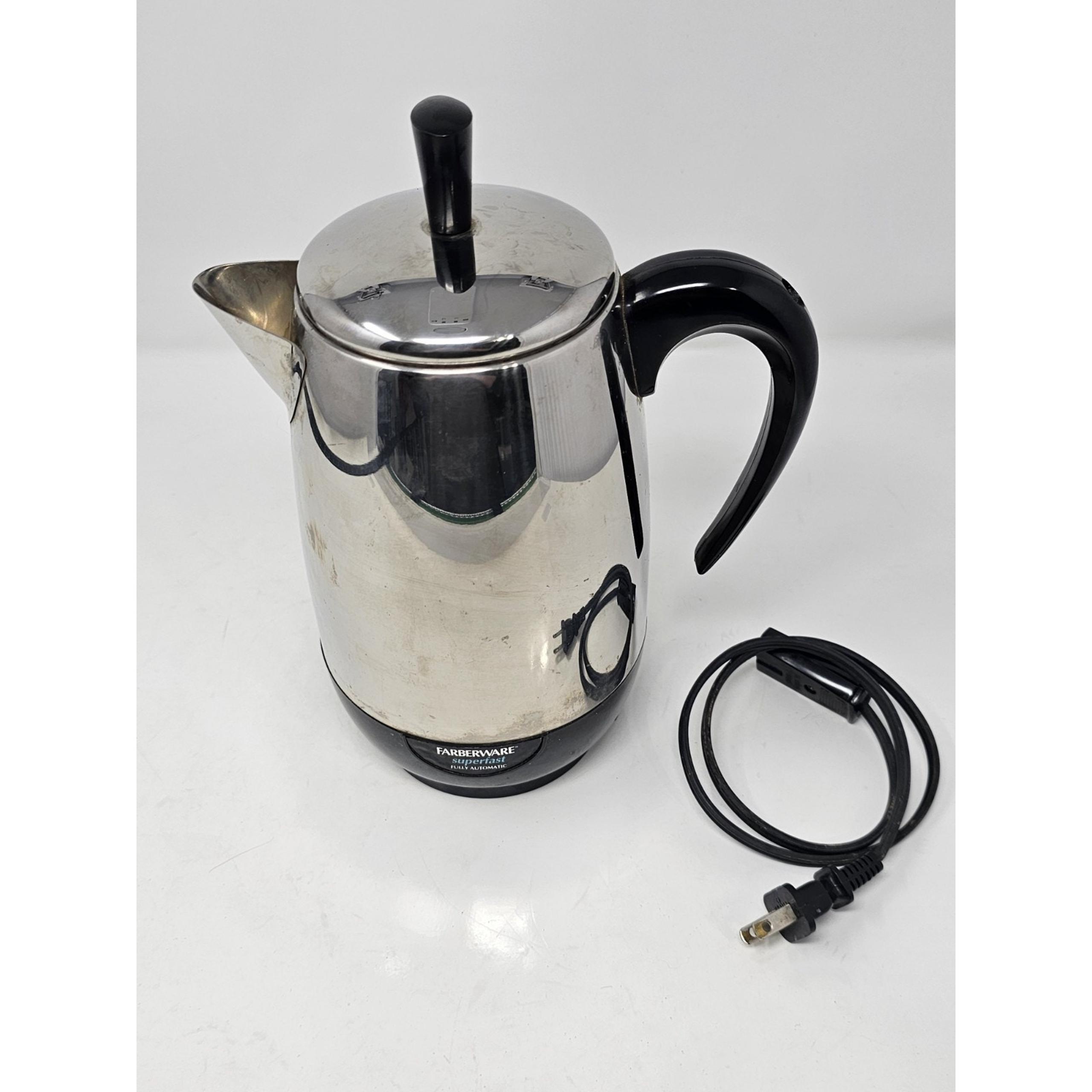 Farberware Superfast Coffee Percolator FCP280 8 Cup Fully Automatic