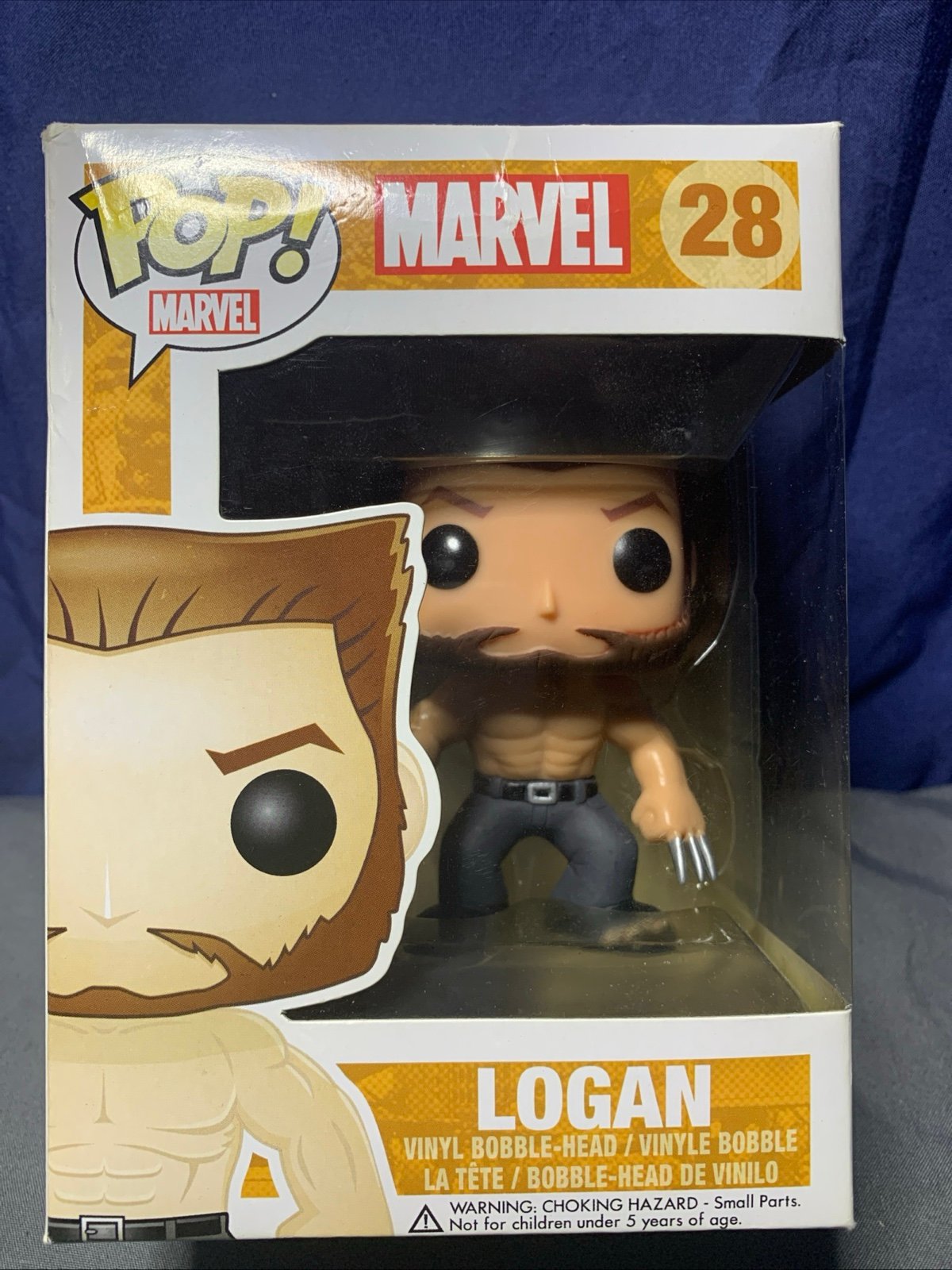 Funko POP! Marvel Logan #28 X-men BOBBLEHEAD Vinyl Figure Rare