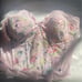 Lavender floral bustier top victoria secret