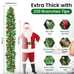 New 9ft Christmas Garland with Lights Pine Cones, Berries for Stairs or Doors