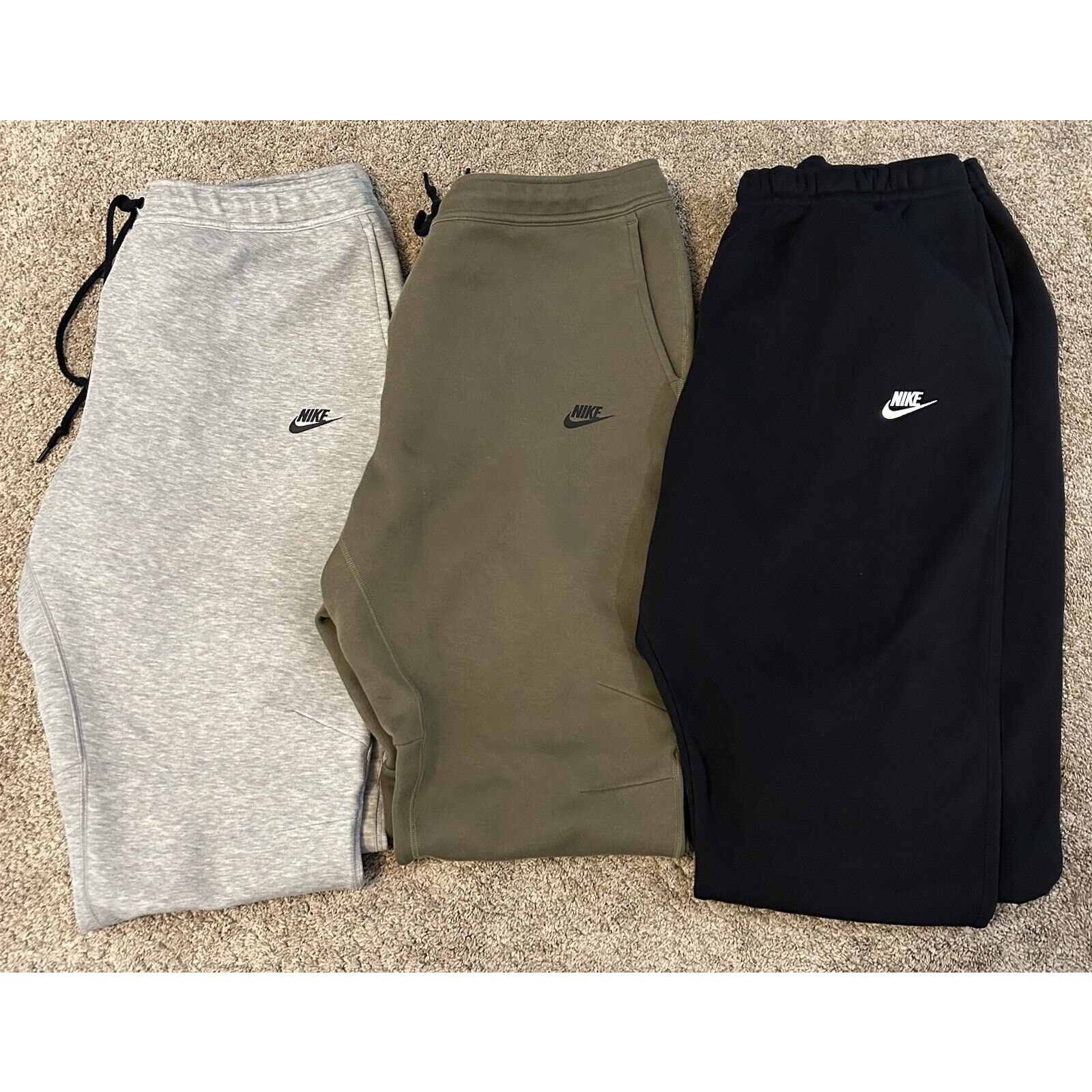 Nike Mens Tech Fleece Lot Of 3 Sweatpants Joggers Size 4XL