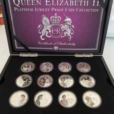 Queen Elizabeth II Platinum Jubilee Proof Coin Collection (Bradford Exchange)
