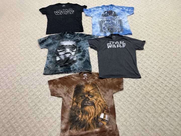 Star Wars Collectors shirt (Bundle) 5 shirts in all