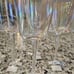 GORGEOUS NEW DAVID TUTERA RAINBOW GLASS HEART SHAPED WINE GLASSES (Set Of 4)