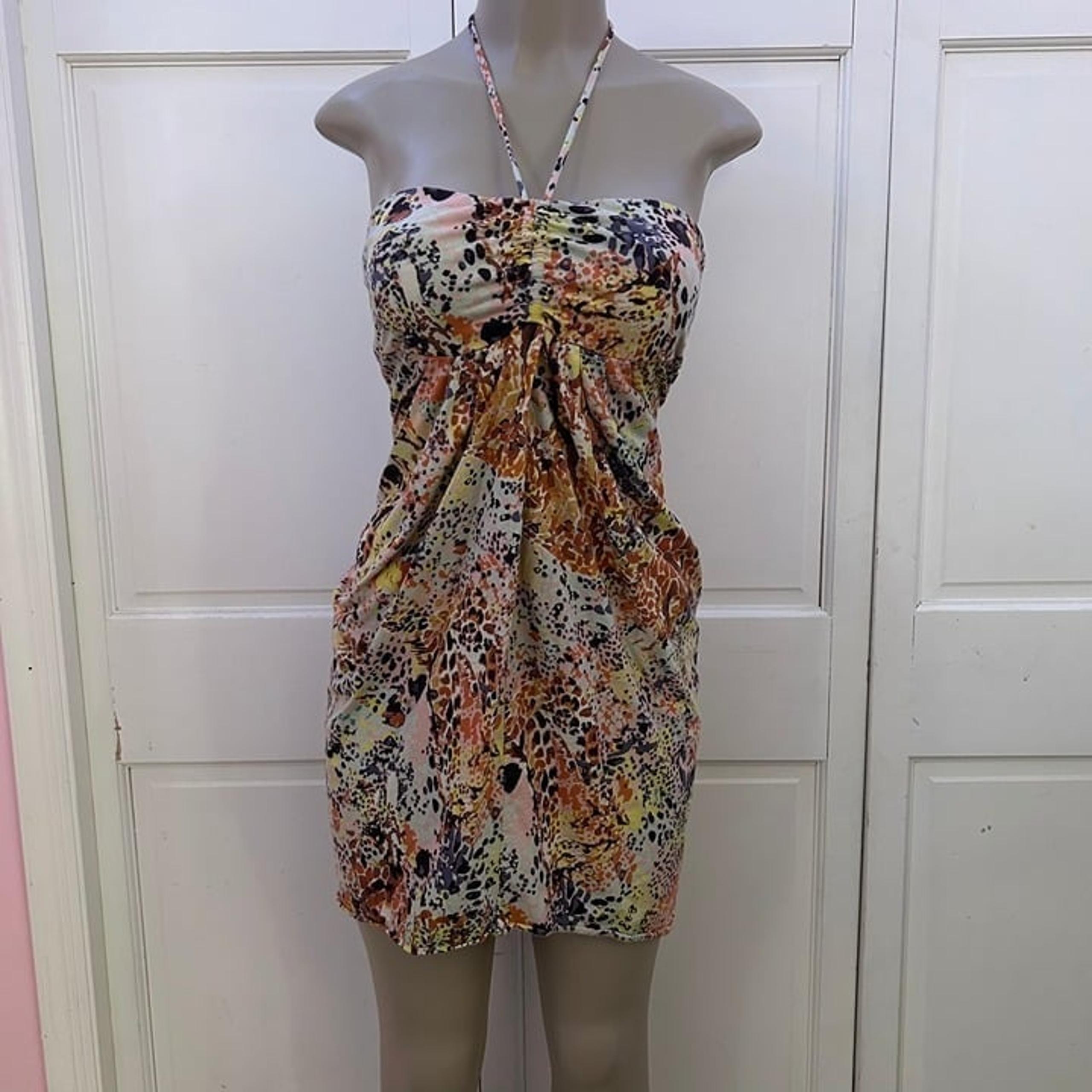 2000s Summer Halter Dress