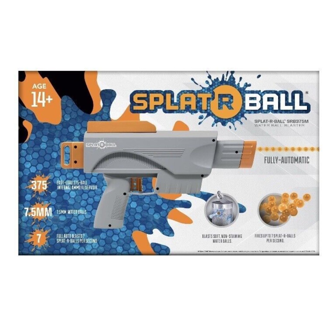 SPLAT-R-BALL SRB375M Water Bead Blaster Gun Toy [Gray]. New In Box