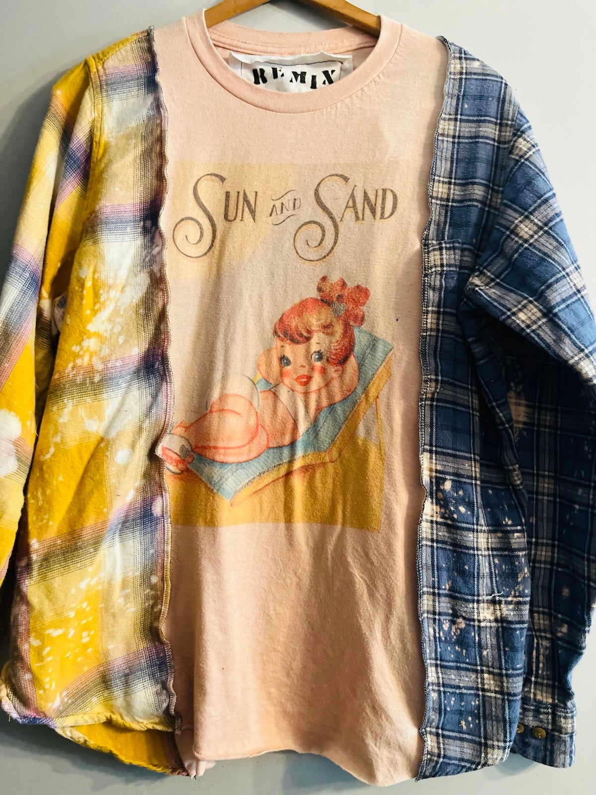 Upcycled flannel remix