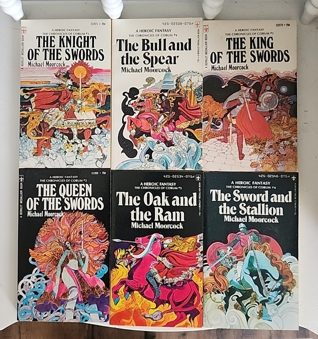 6 MICHAEL MOORCOCK BOOKS