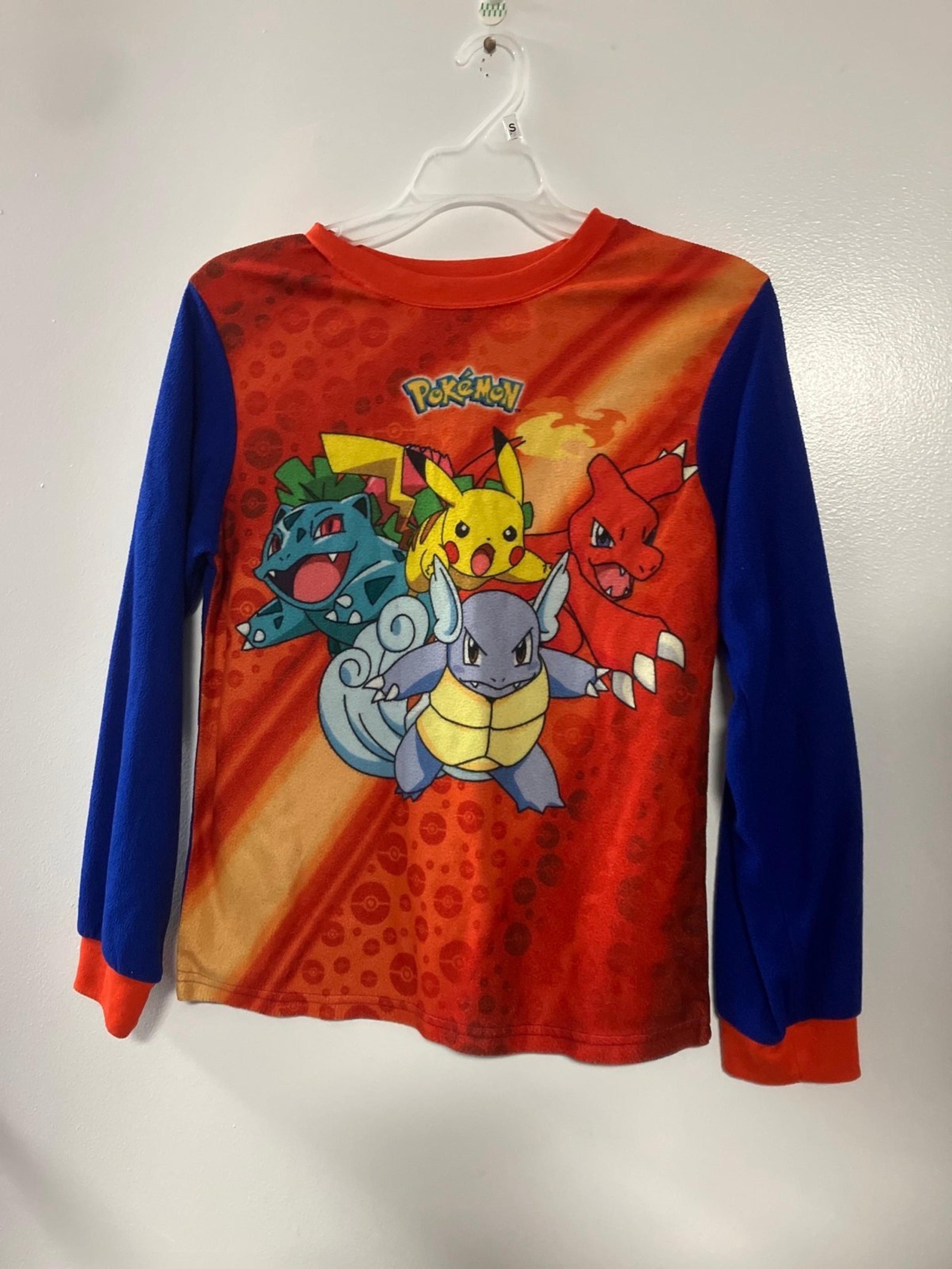 Pokemon fleece sleep top