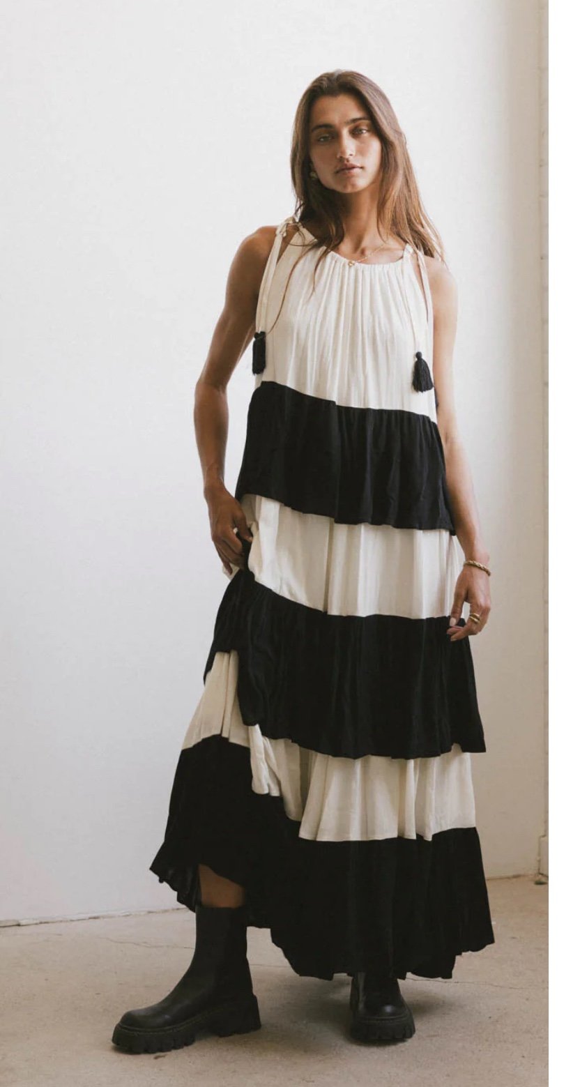 Bohme Gemma Tiered Maxi Dress