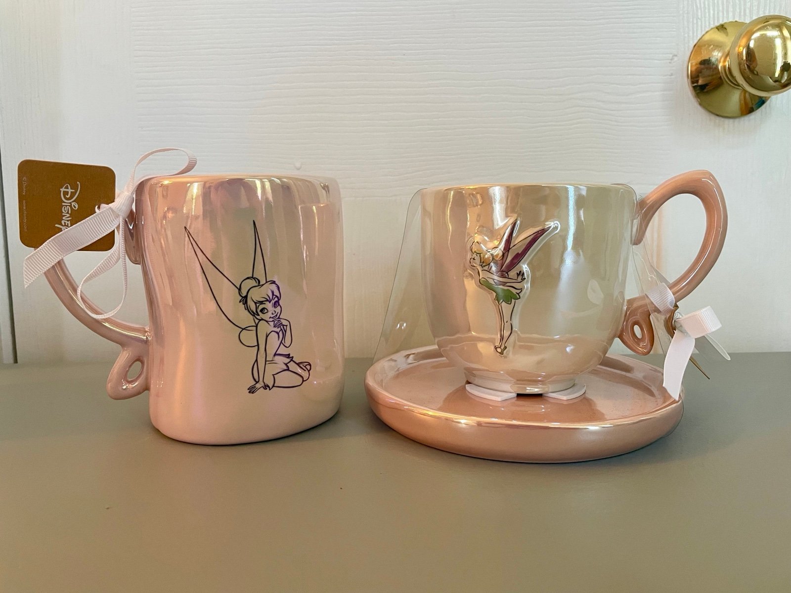 Rae Dunn x Disney Tinkerbell Mug Set