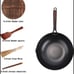 Wok Pan with Lid, 13 Inch Carbon Steel Wok