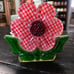Country flower napkin holder