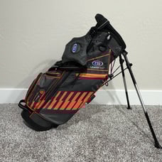US KIDS ‘UL-51’ Gray / Orange Nylon Golf Stand Bag