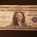 ERROR 1935 E Series Silver Certificate Dollar Bill
